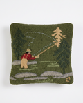 Coussin en laine fisherman