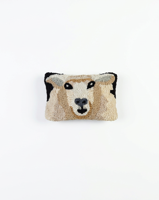 Coussin en laine mouton