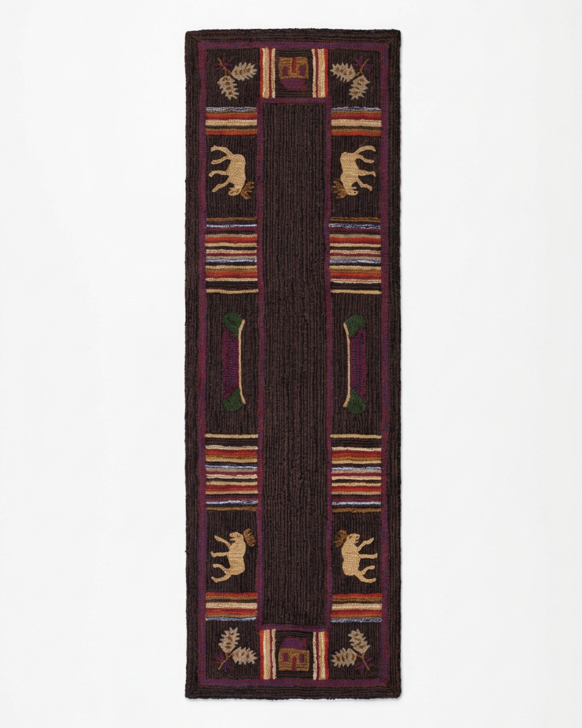 Tapis de couloir en laine
