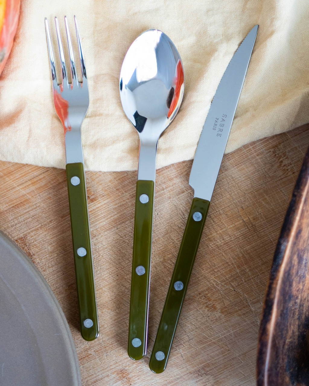 Sabre - Petite Cuillère bistrot Vert fougère