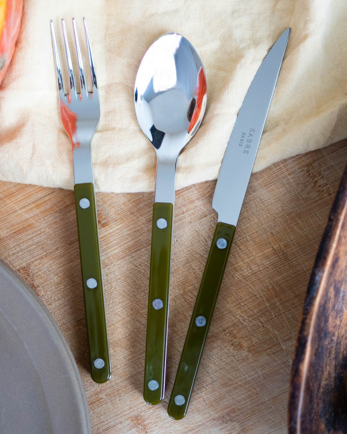 Sabre - Petite Cuillère bistrot Vert fougère