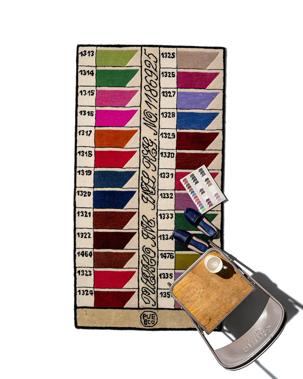 Puebco - tapis en laine palette