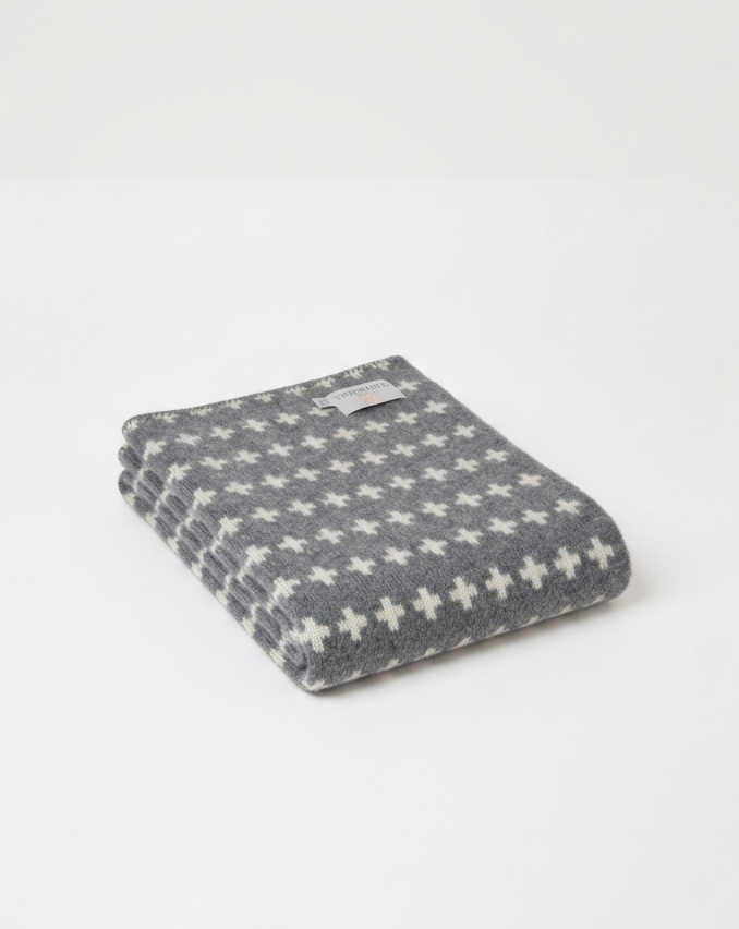 Tweedmill - Plaid Cross Charcoal