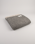 Tweedmill - Plaid Herringbone Charcoal/silver