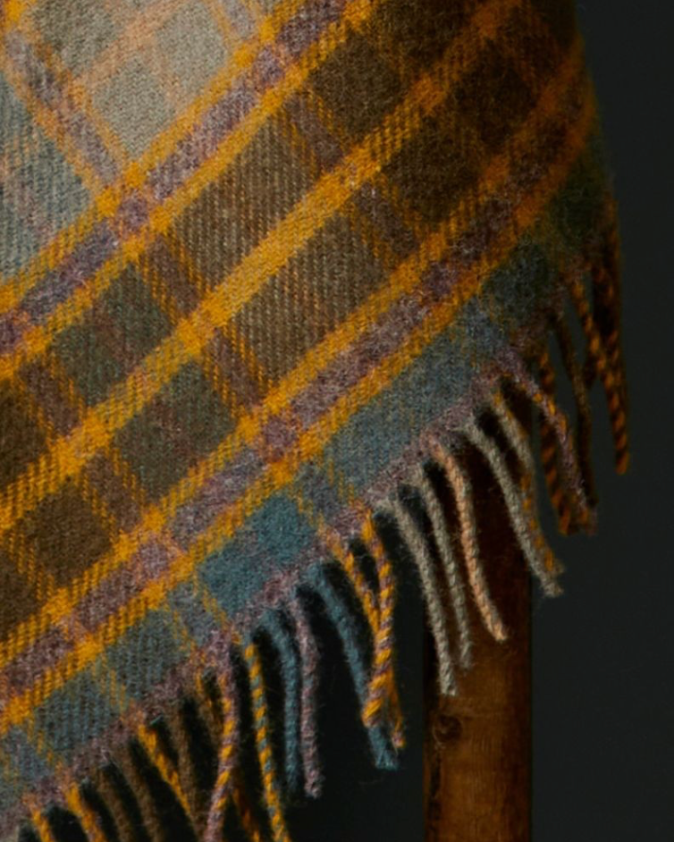 Tweedmill - Plaid Tartan mustard cottage