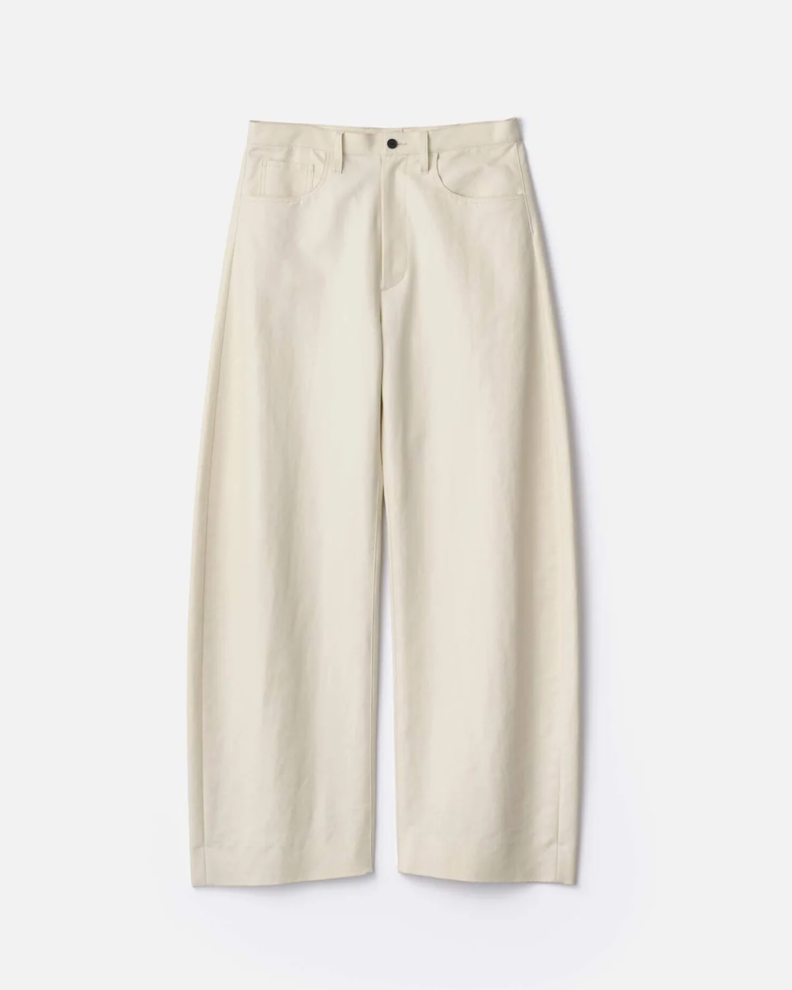 pantalon cream double weave cotton pants stein ssstein