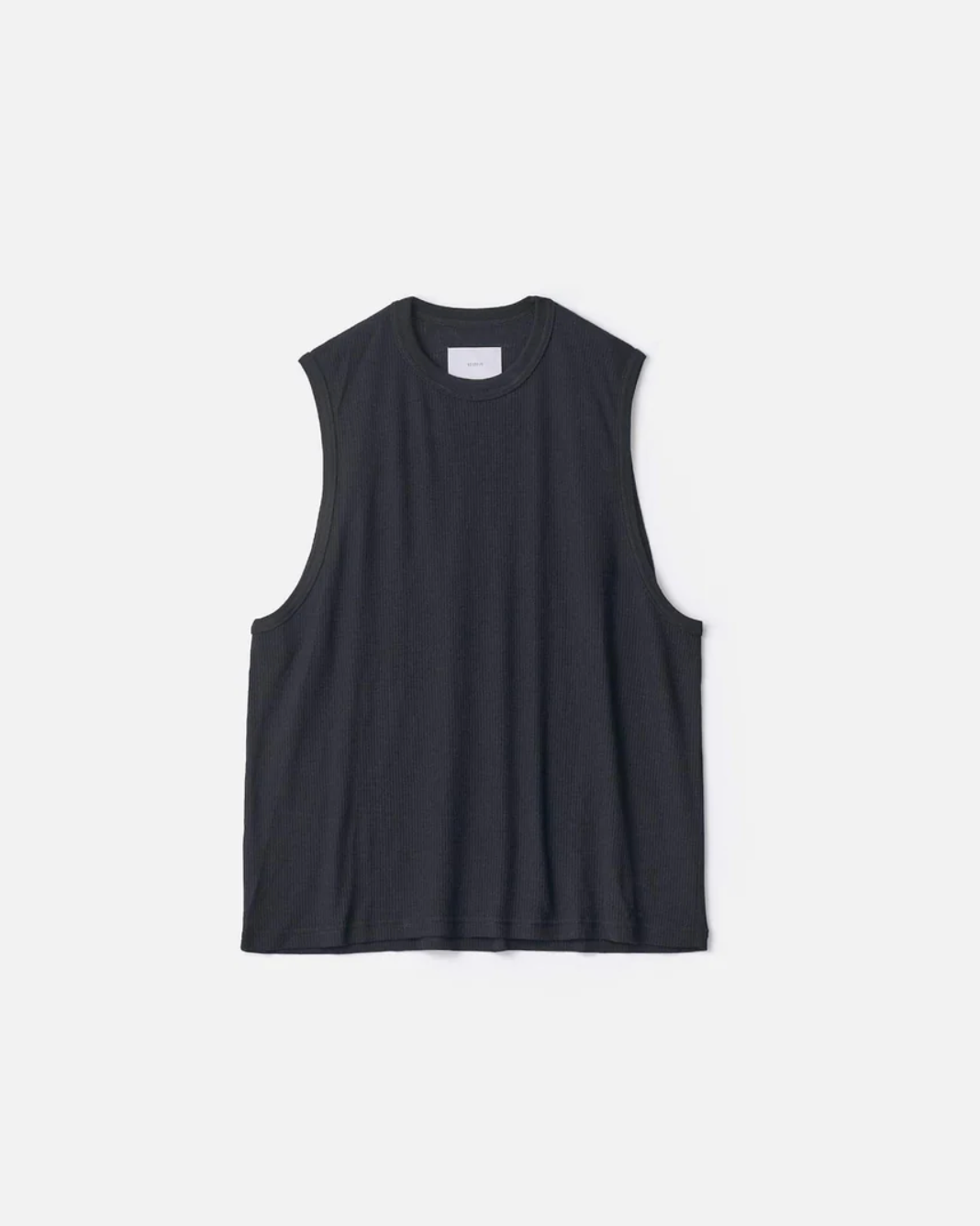 FINE WOOL OVERSIZED NO SLEEVE TEE SSSTEIN