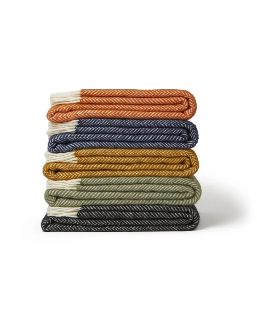 Tweedmill - Plaid Fishbone Olive