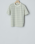 GRADIENT STRIPE JERSEY TEE Auralee