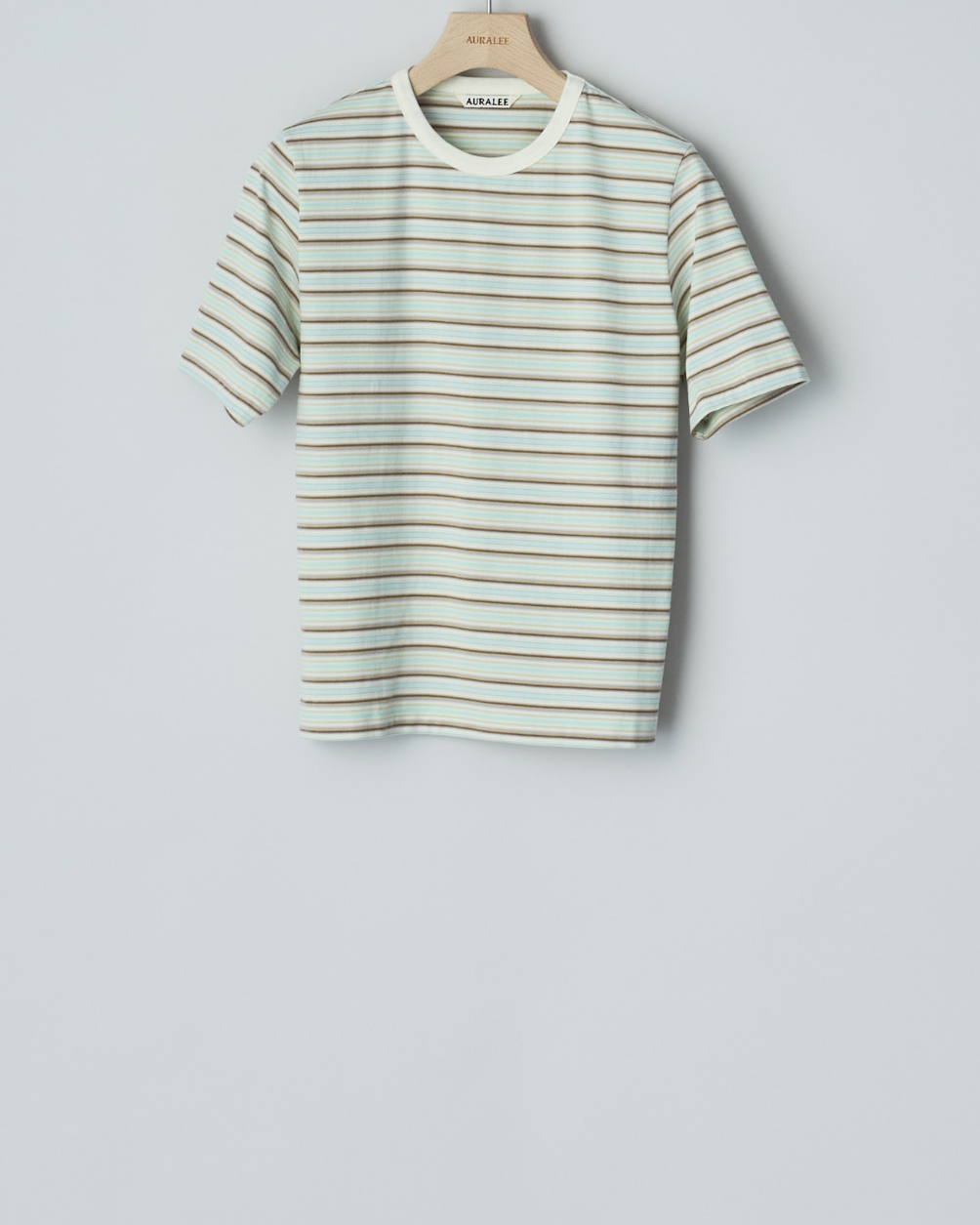 GRADIENT STRIPE JERSEY TEE Auralee