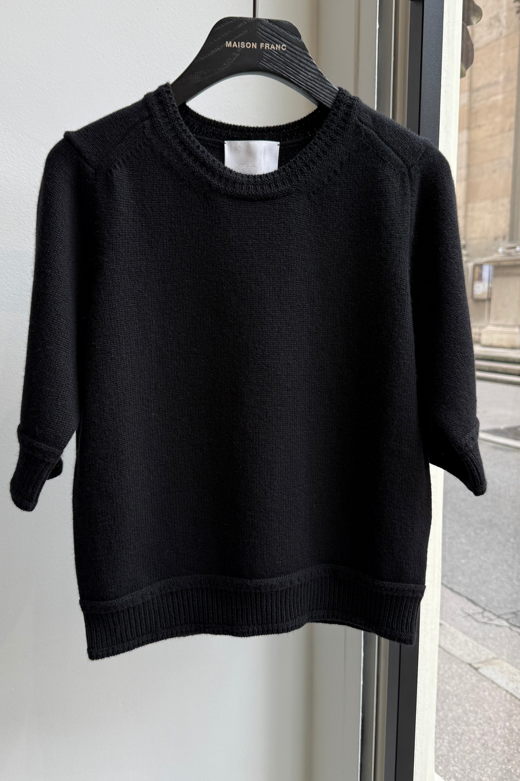 Top Ecume Noir Molli
