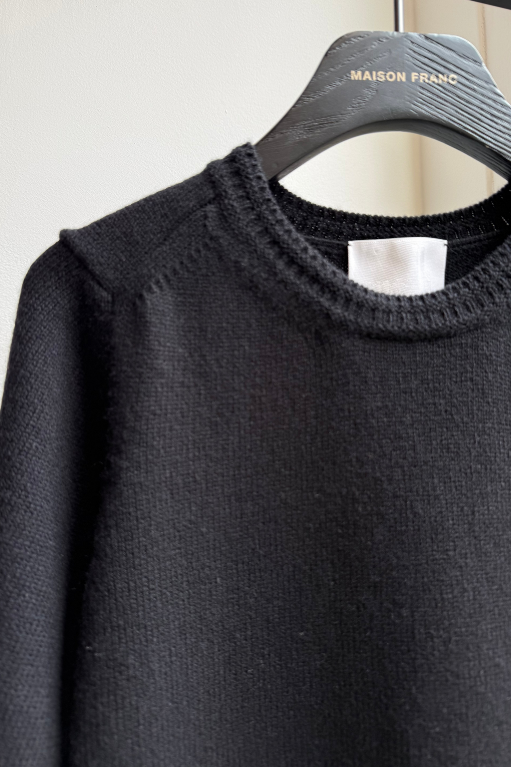 Top Ecume Noir Molli