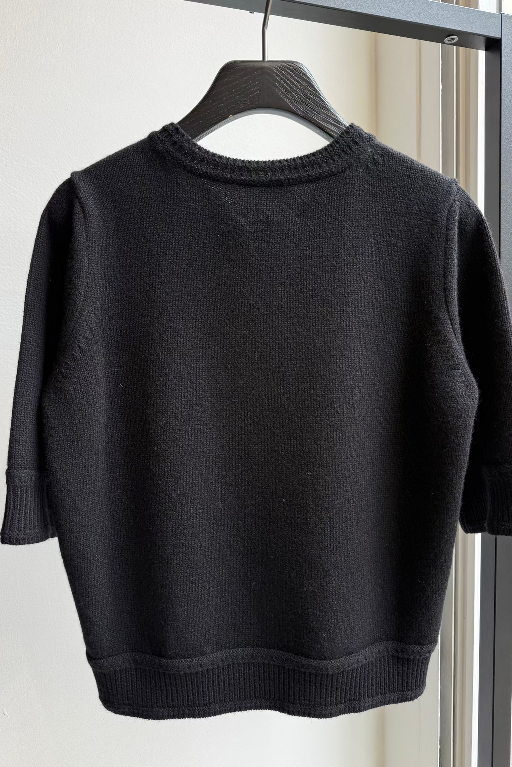 Top Ecume Noir Molli