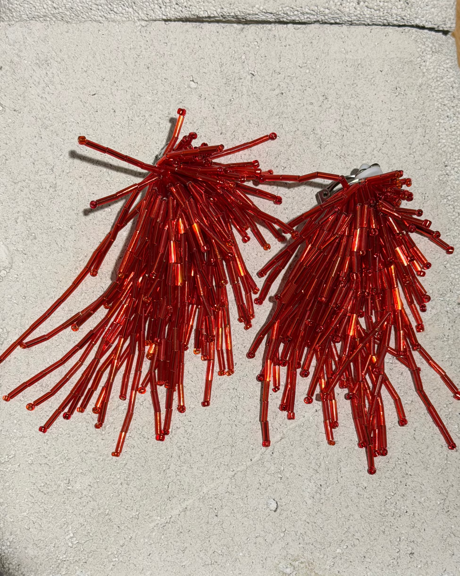 Boucle d'oreille Oursin L-Beads