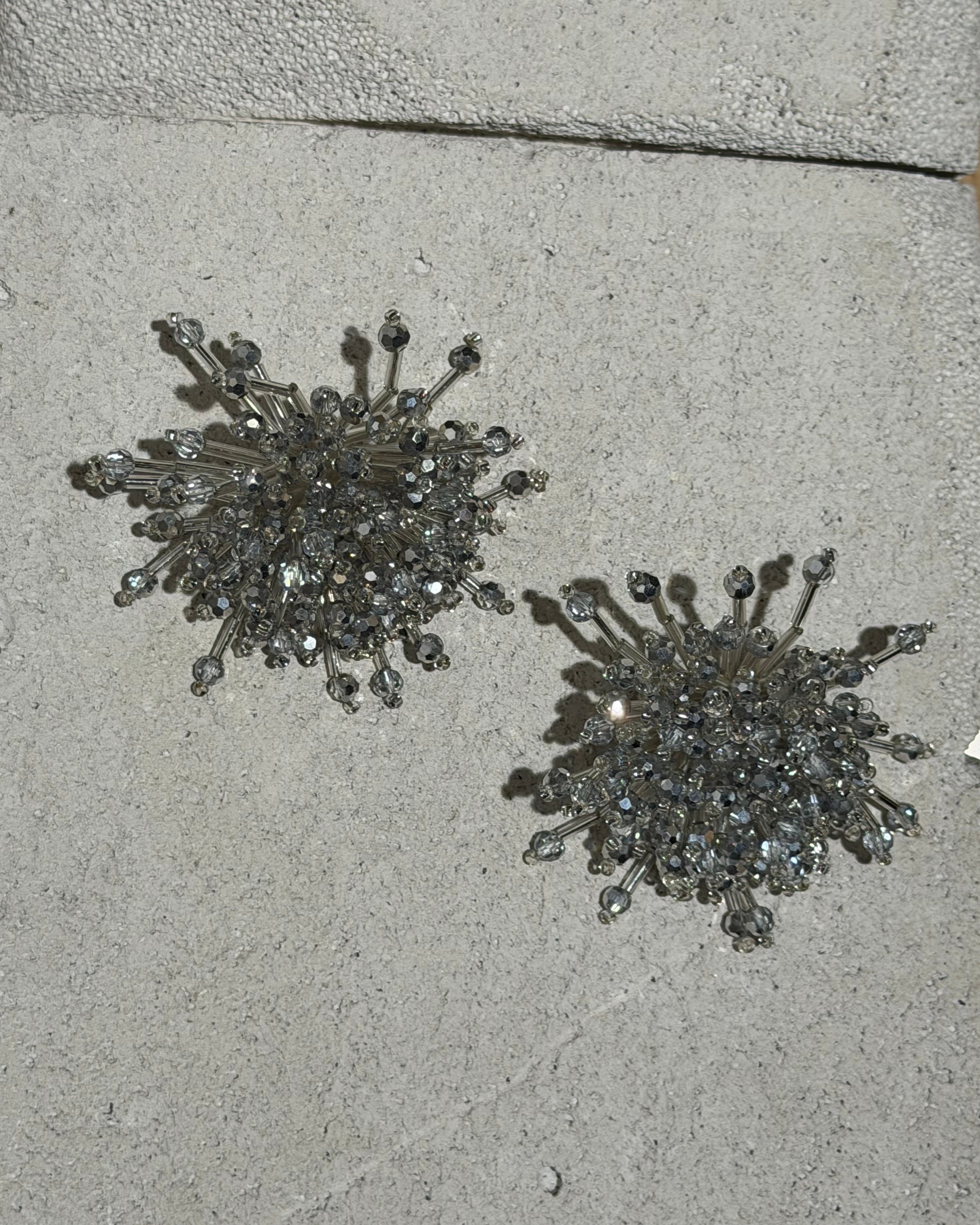 Boucle d'oreille Oursin