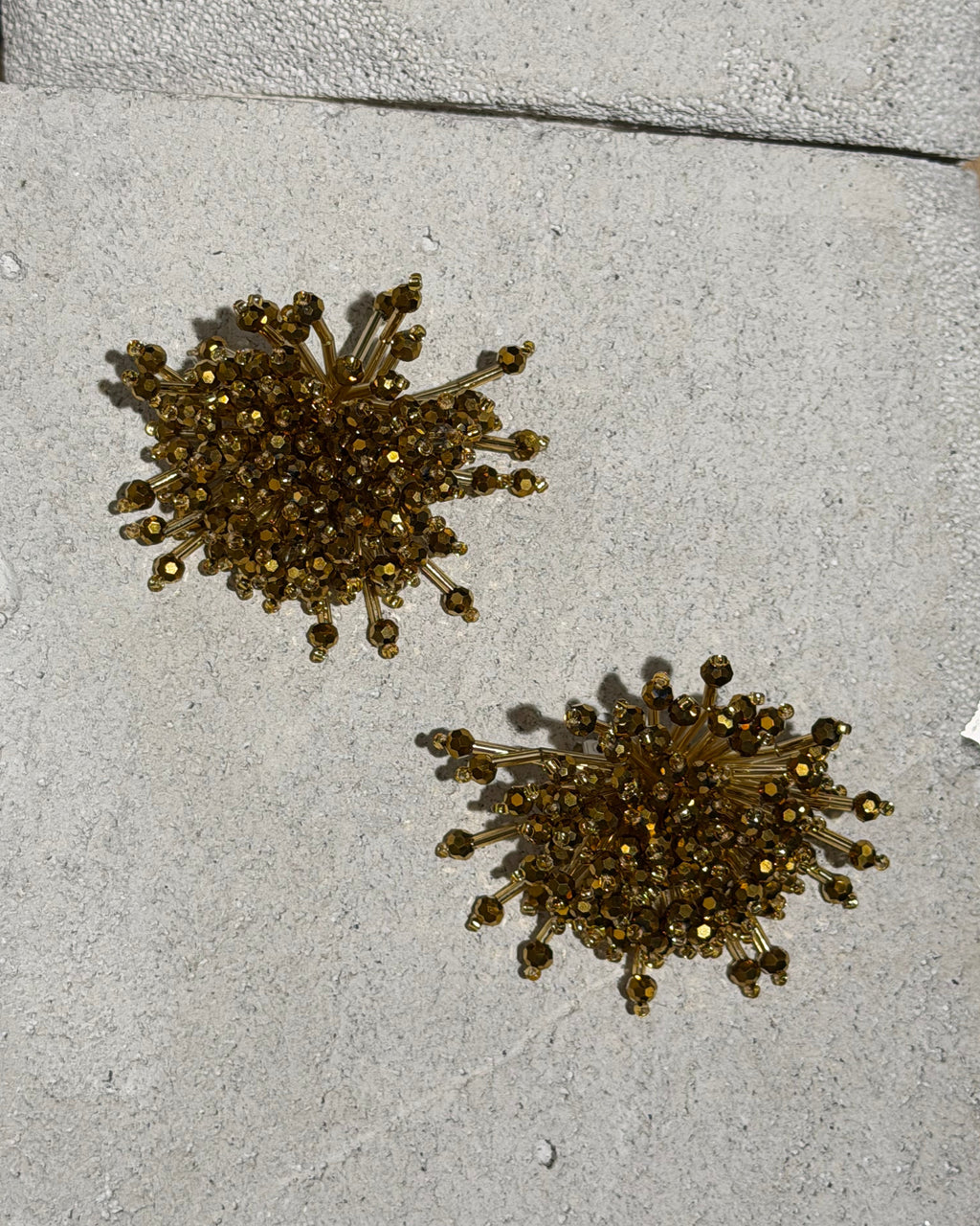 Boucle d'oreille Oursin