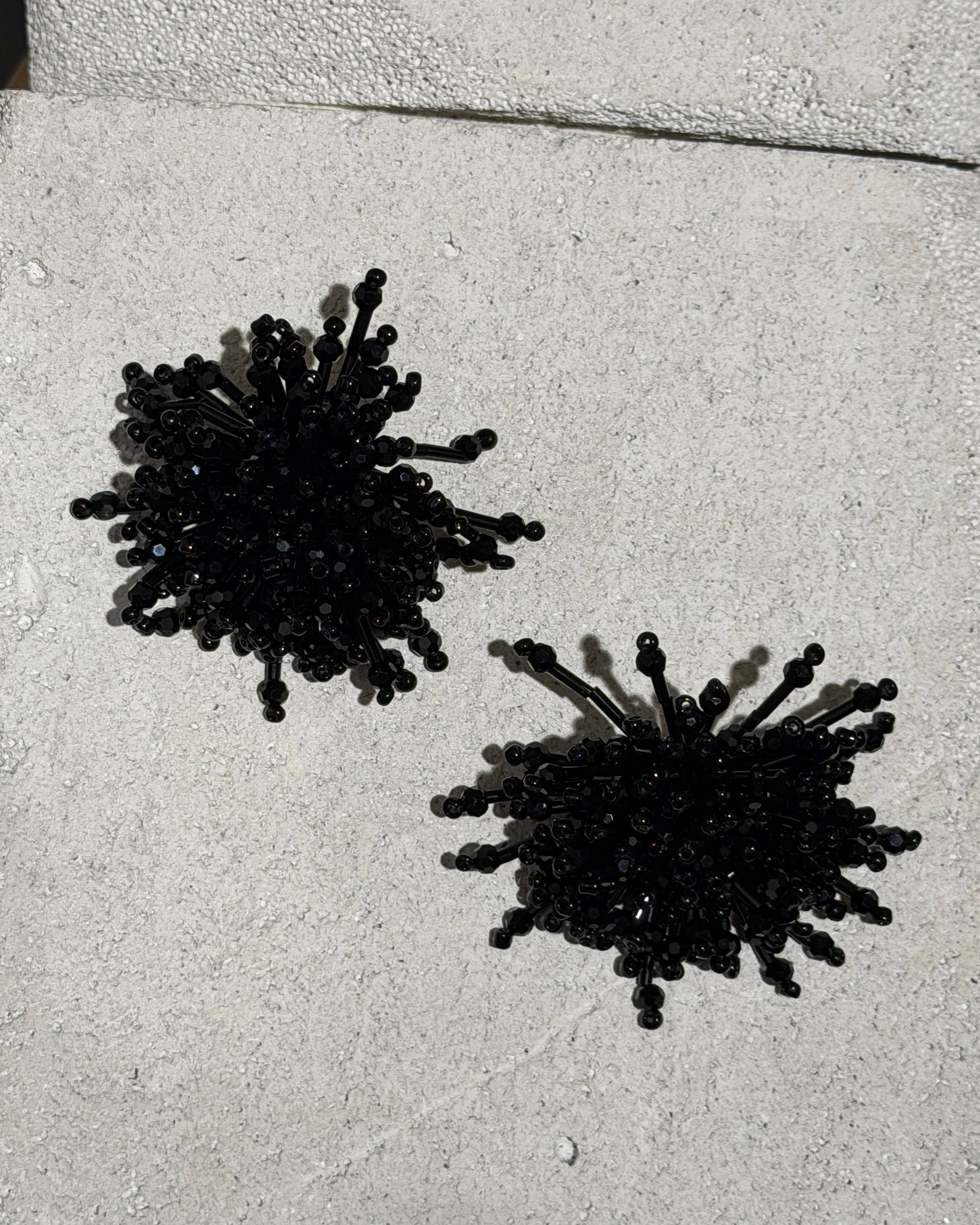 Boucle d'oreille Oursin