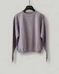 Hina reversed fleece sweatshirt Minimal Gray Sunray