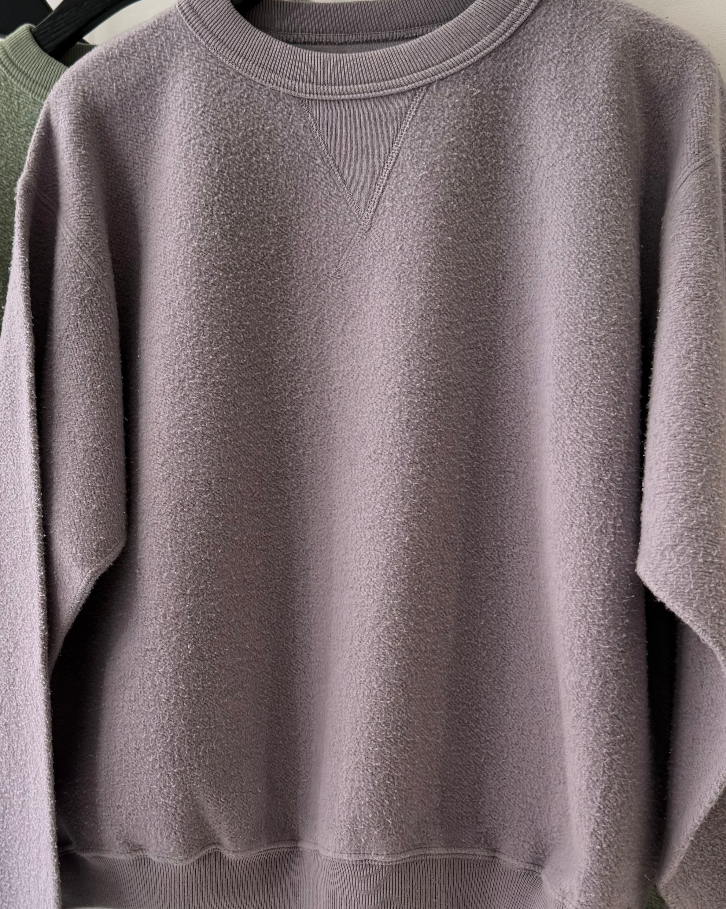 Hina reversed fleece sweatshirt Minimal Gray Sunray