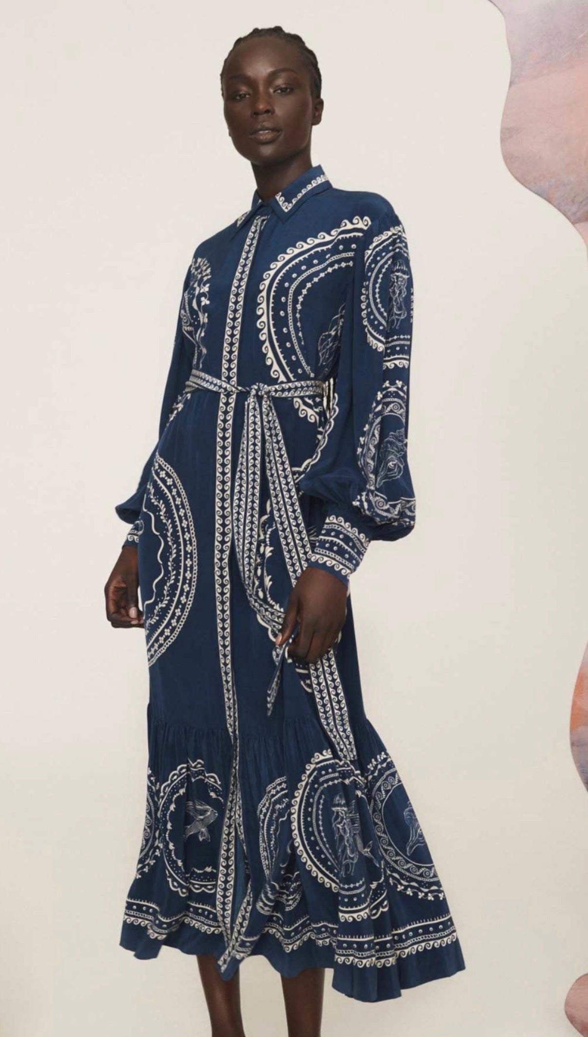 Oceane silk shirtdress Alémais