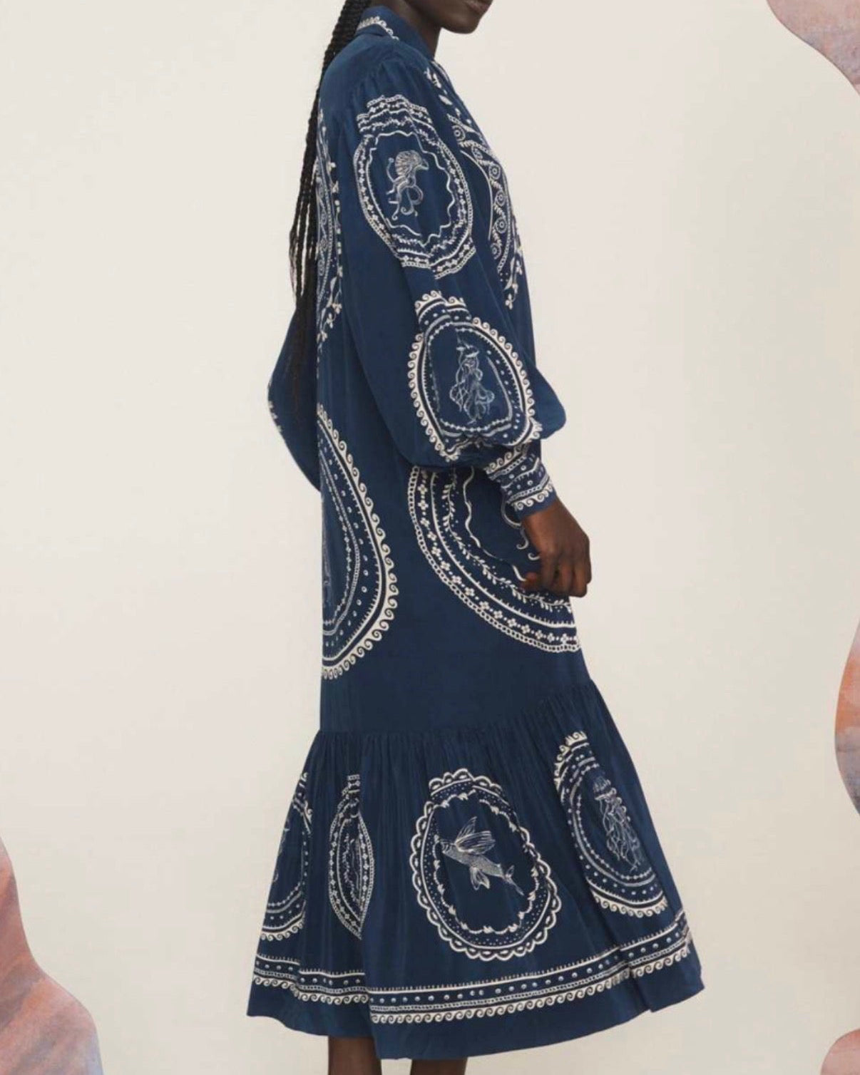 Oceane silk shirtdress Alémais