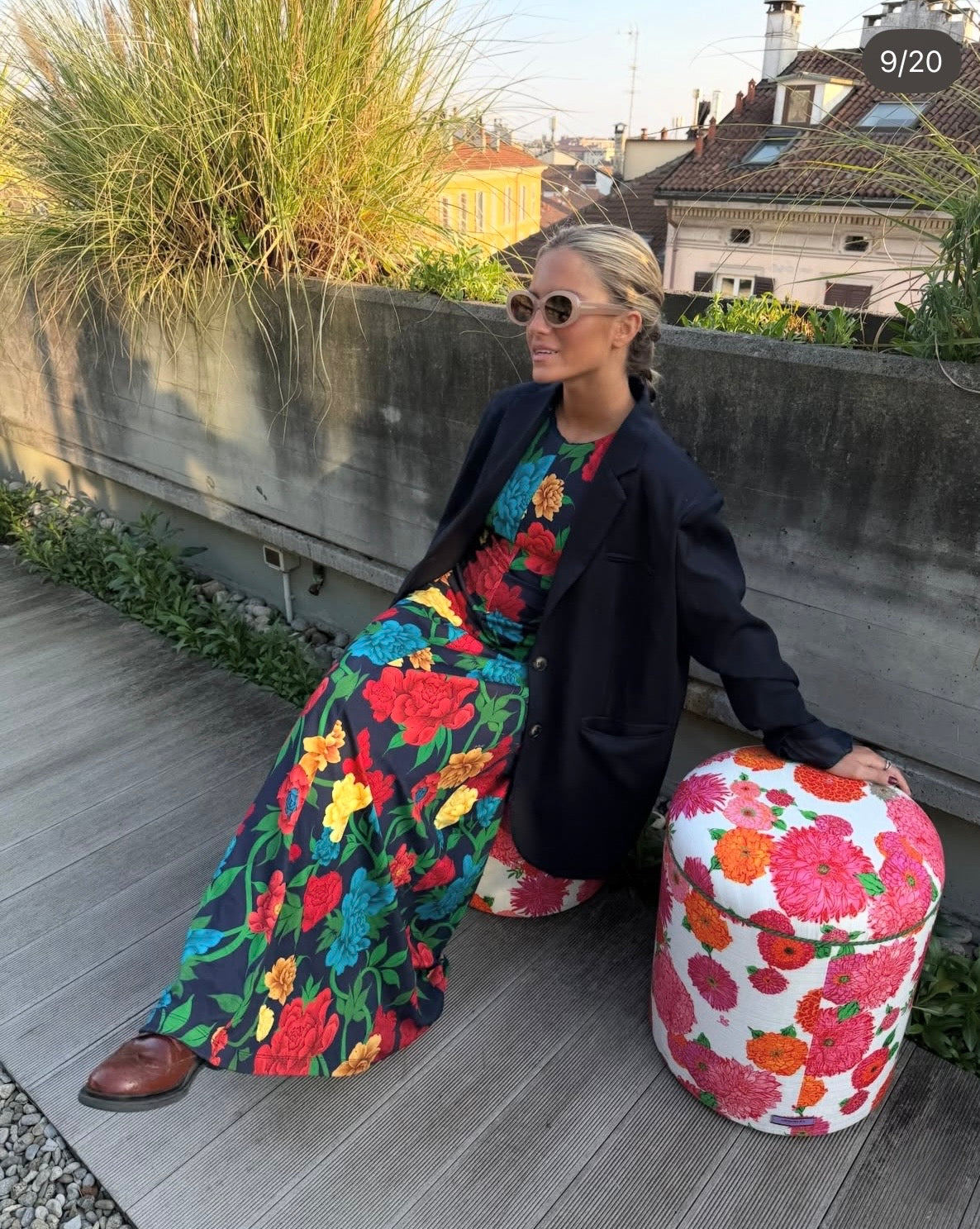 LONG SLEEVE SWING DRESS LA DOUBLE J
