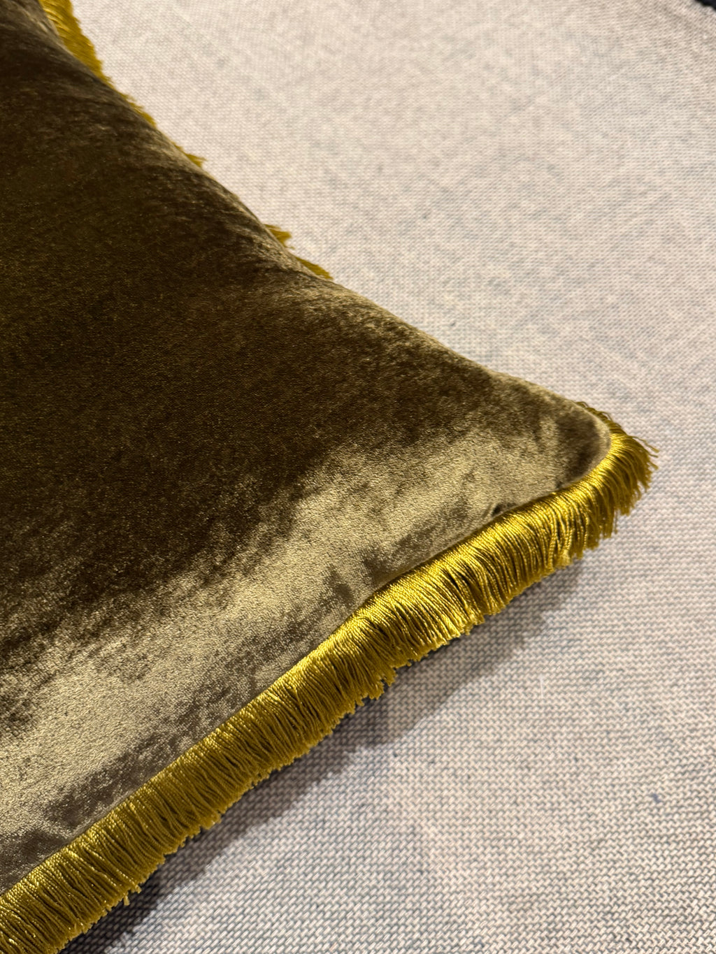 Coussin velours de soie 30*40cm