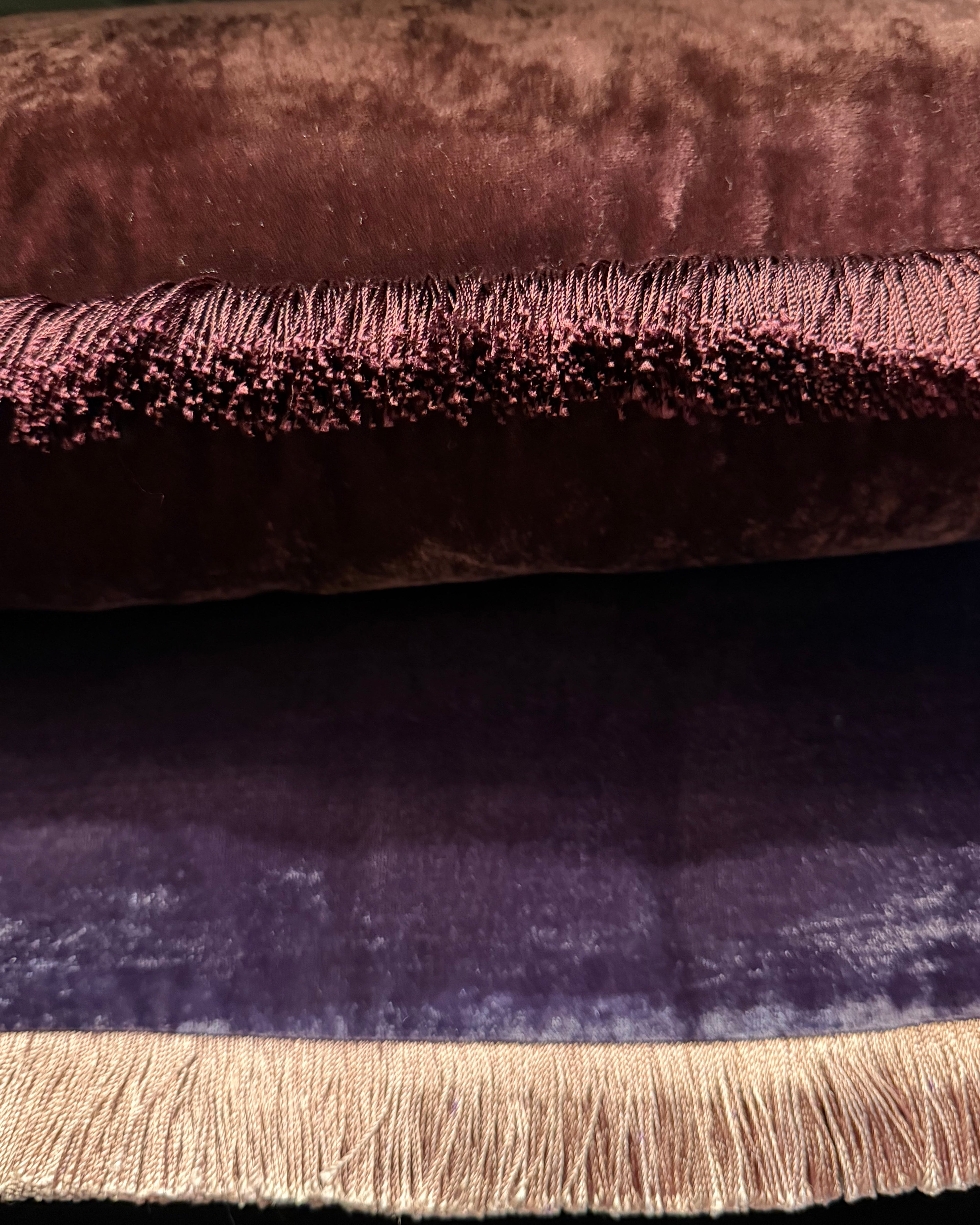 Coussin velours de soie 30*40cm