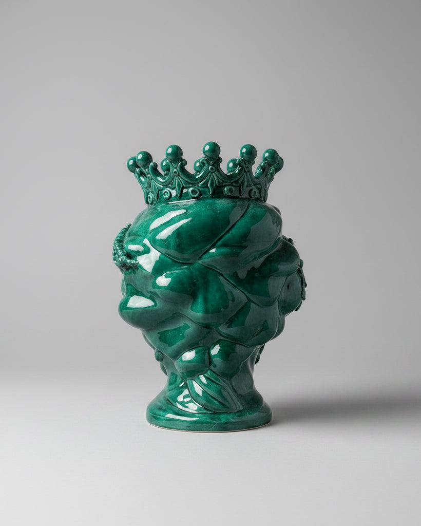 Vase Sicilien tête de Maure