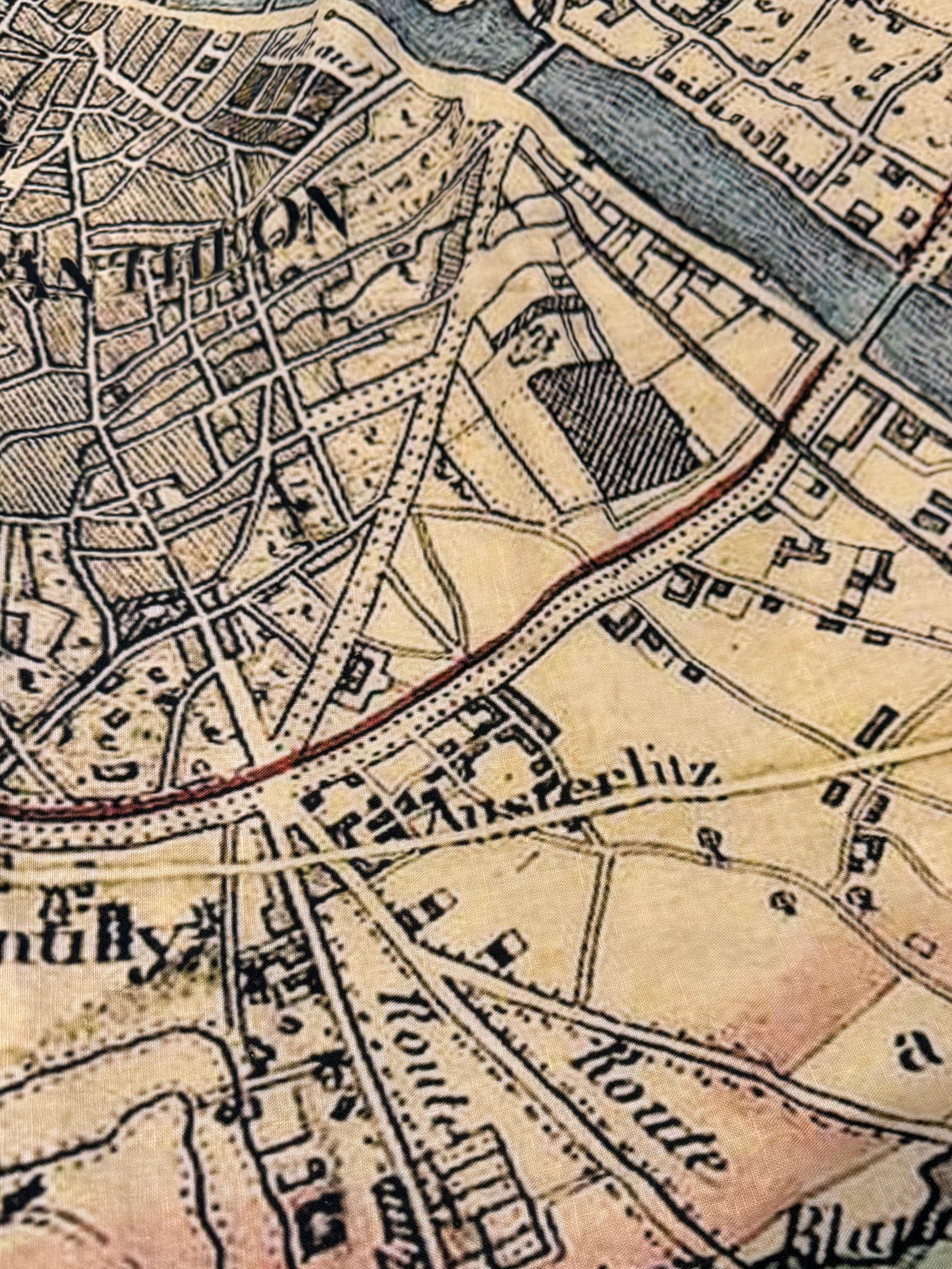 Nappe en lin "Paris map" John Derian x S&B