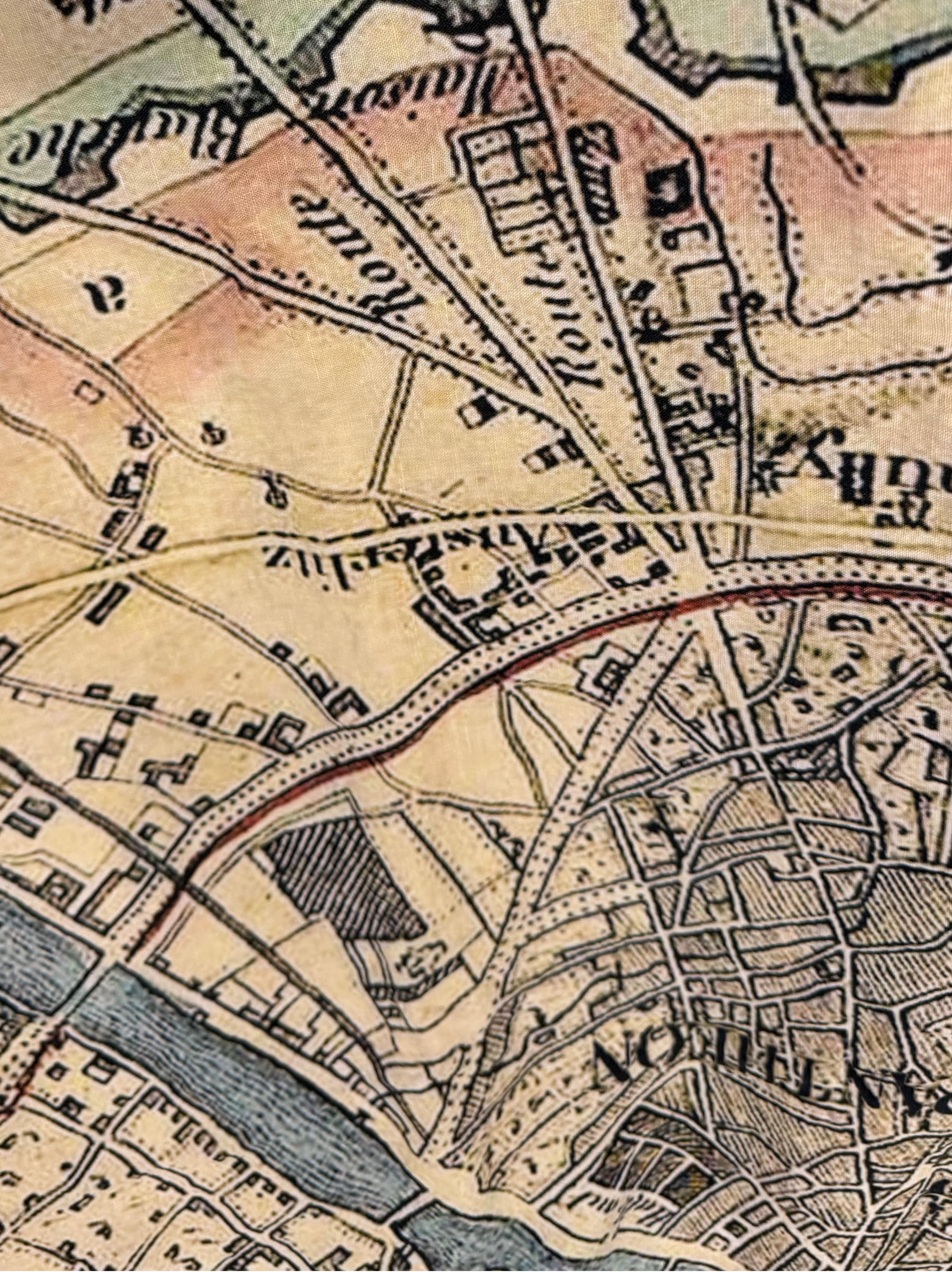 Nappe en lin "Paris map" John Derian x S&B