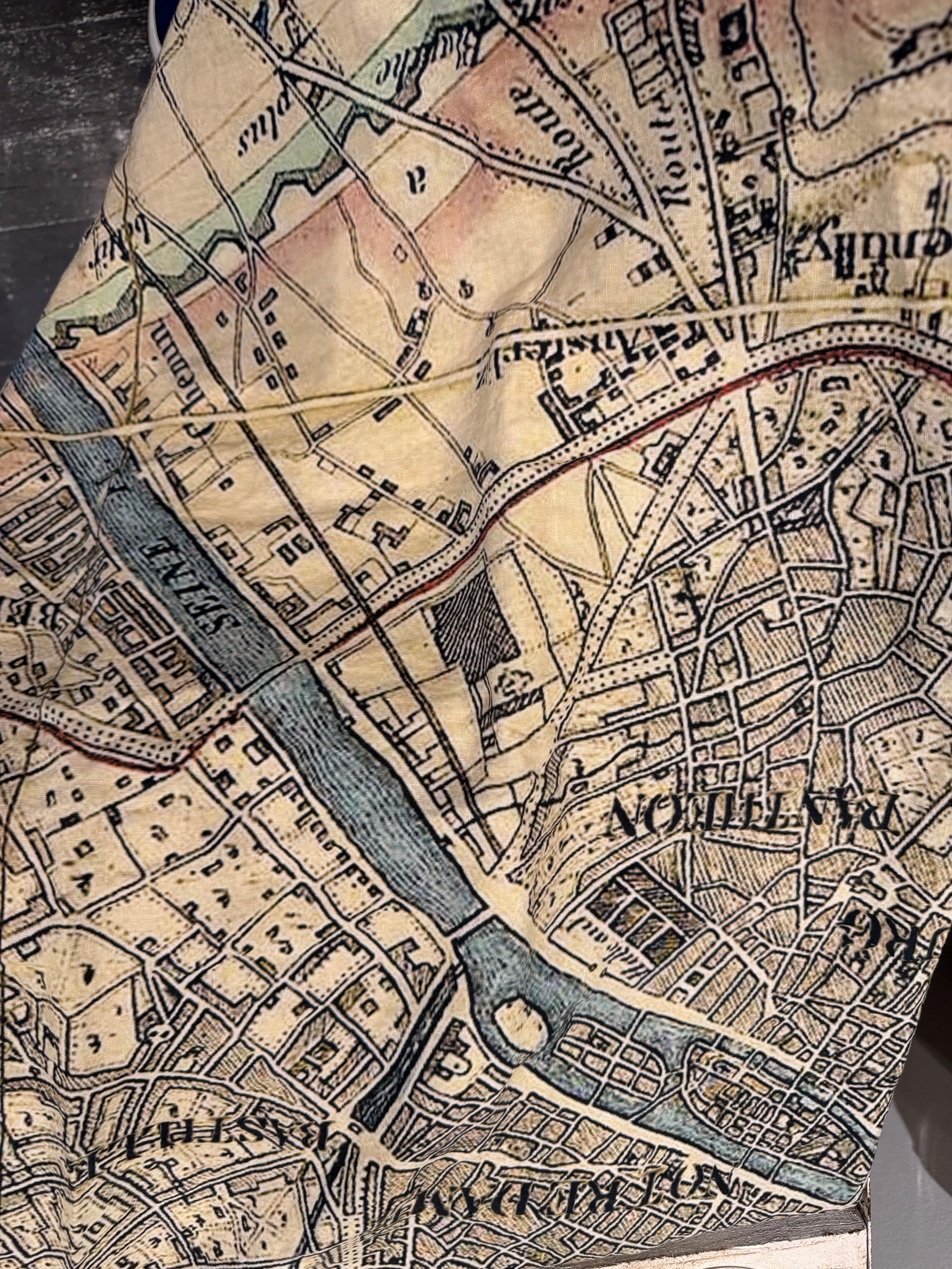 Nappe en lin "Paris map" John Derian x S&B