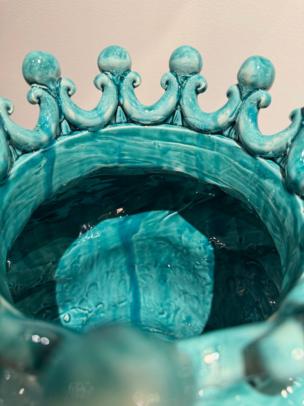 Vase Sicilien tête de Maure Uomo - Verde chiaro