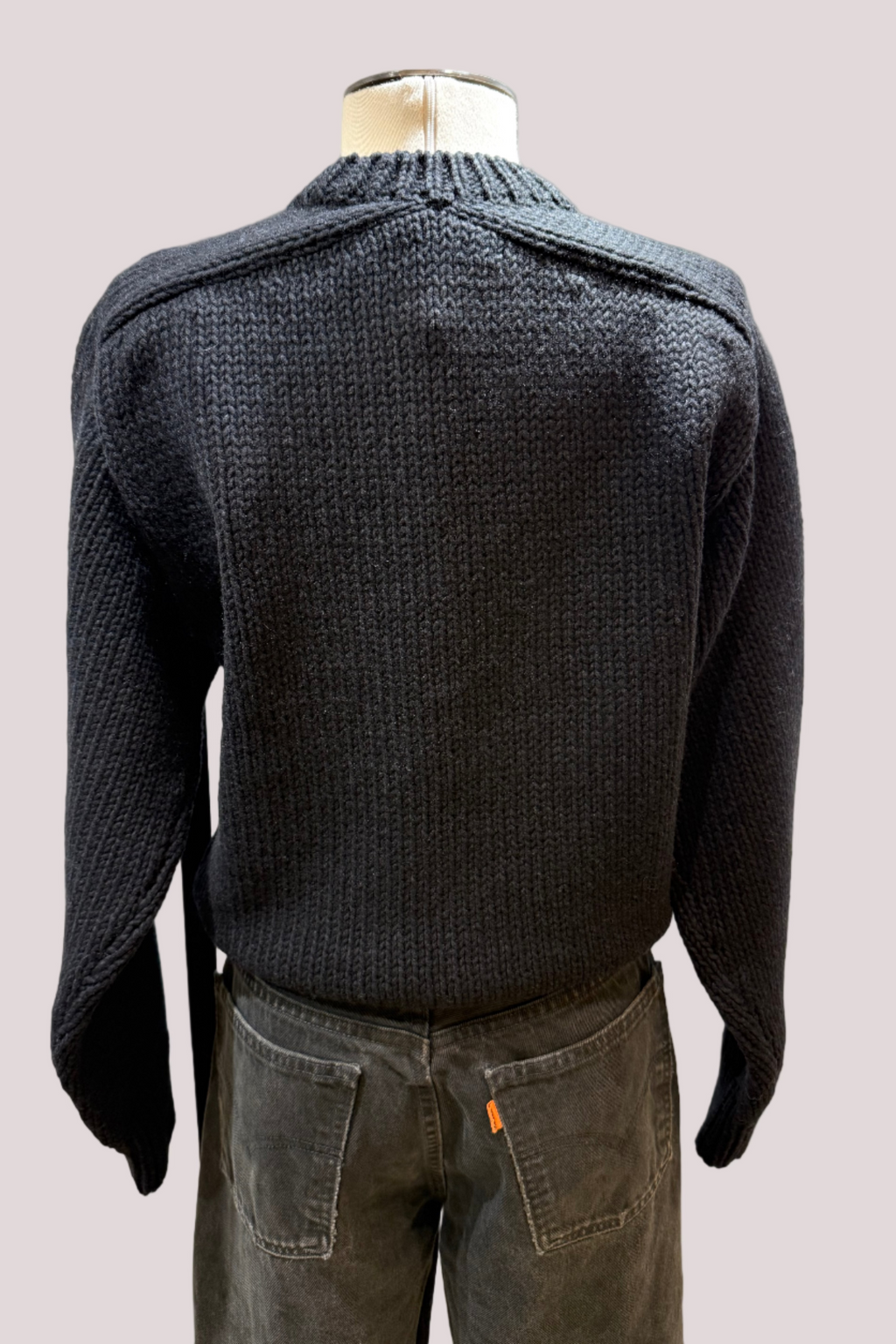 Pull maille dense