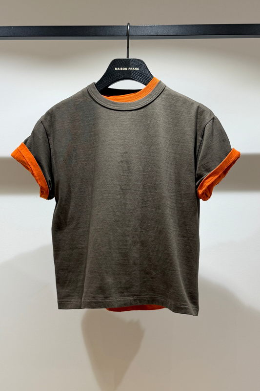 T-shirt Hi'aka black olive