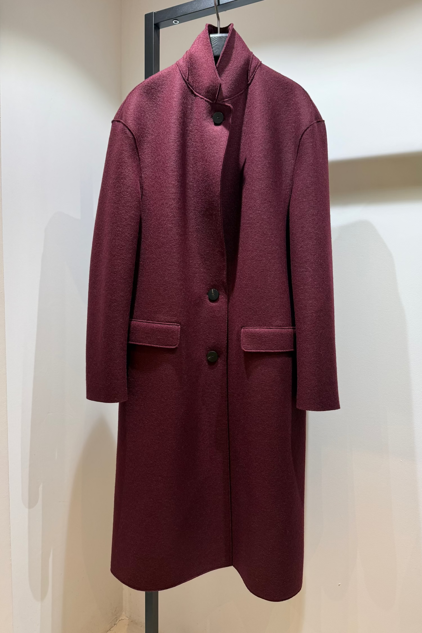 Manteau Chester Cinabre