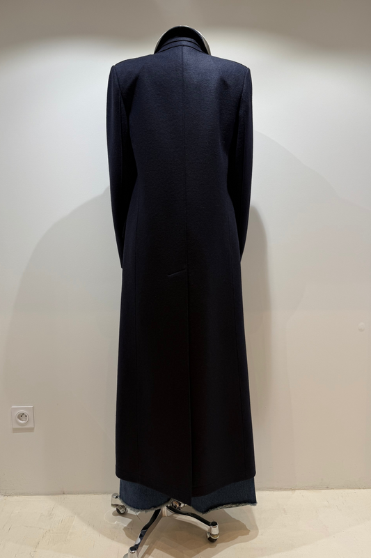 Manteau long double boutonnage