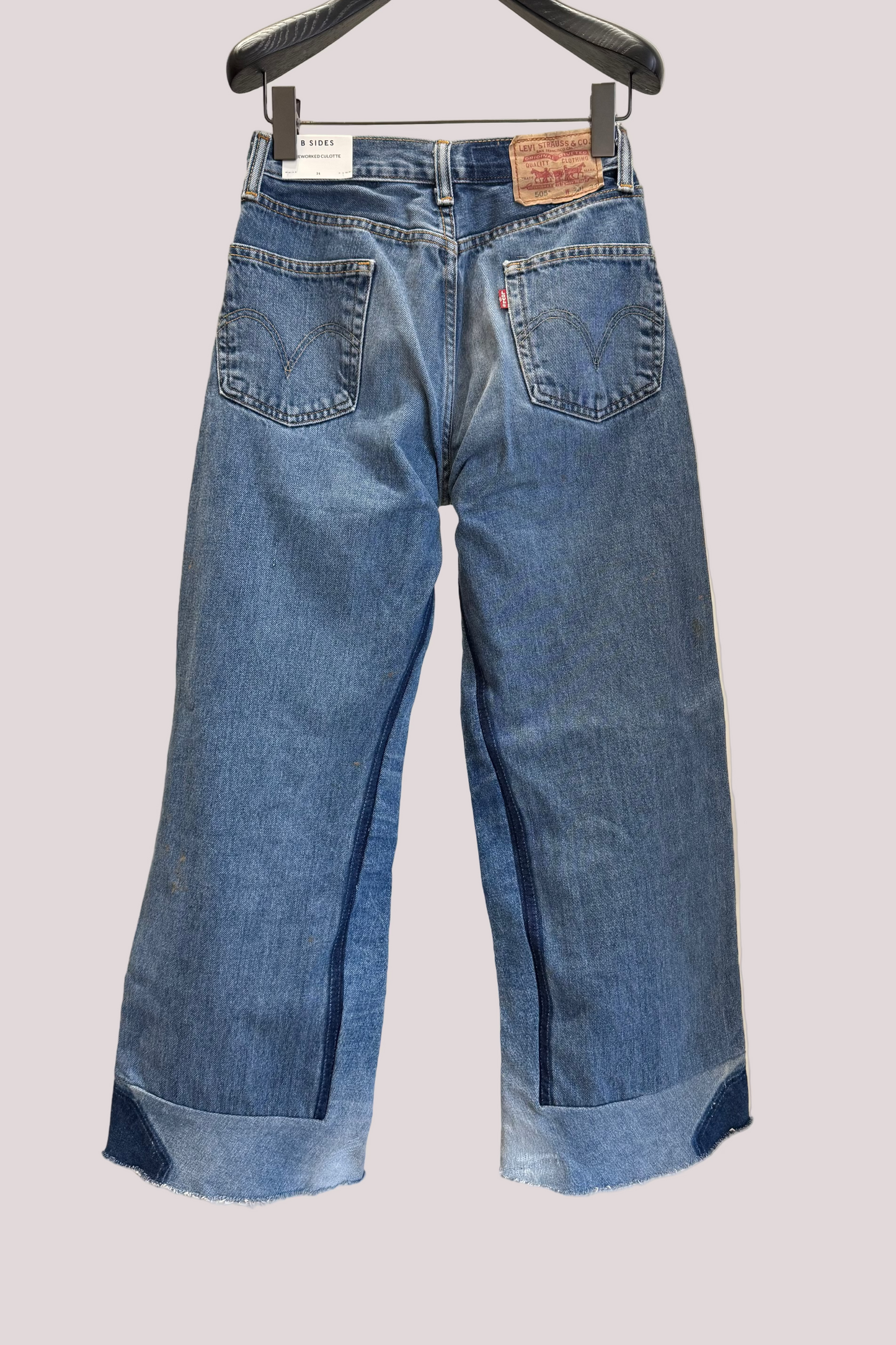 Reworked Vintage Culotte Indigo