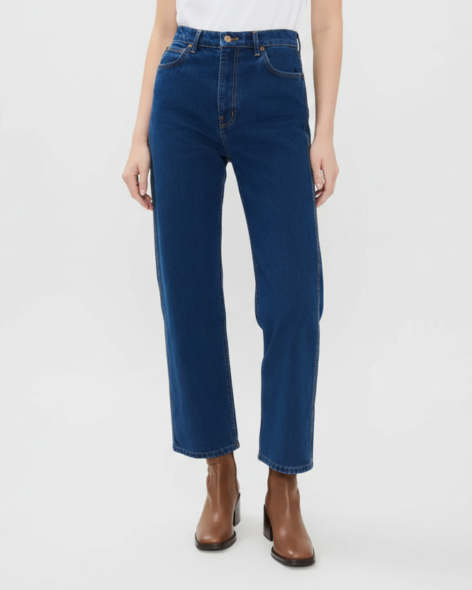 Jeans Plein High straight Van Blue BSIDES