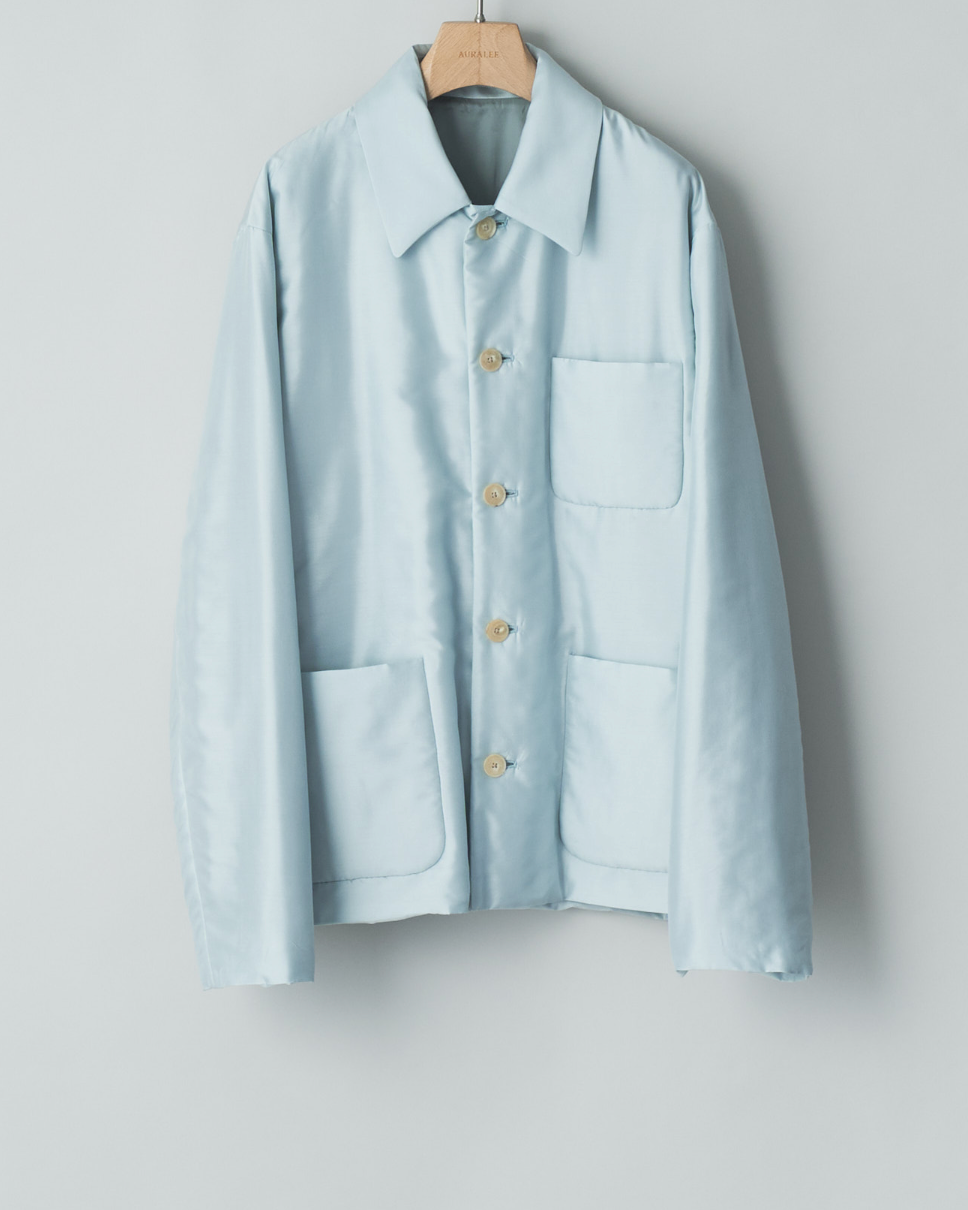 Auralee – veste matelassée en soie légère