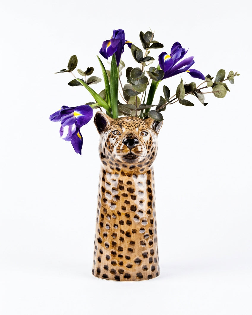 Quail - Vase Leopard