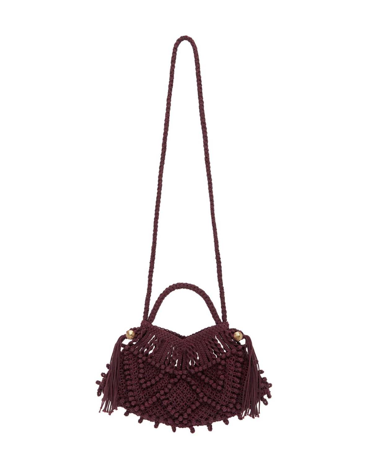 Macrame crescent bag Alemais