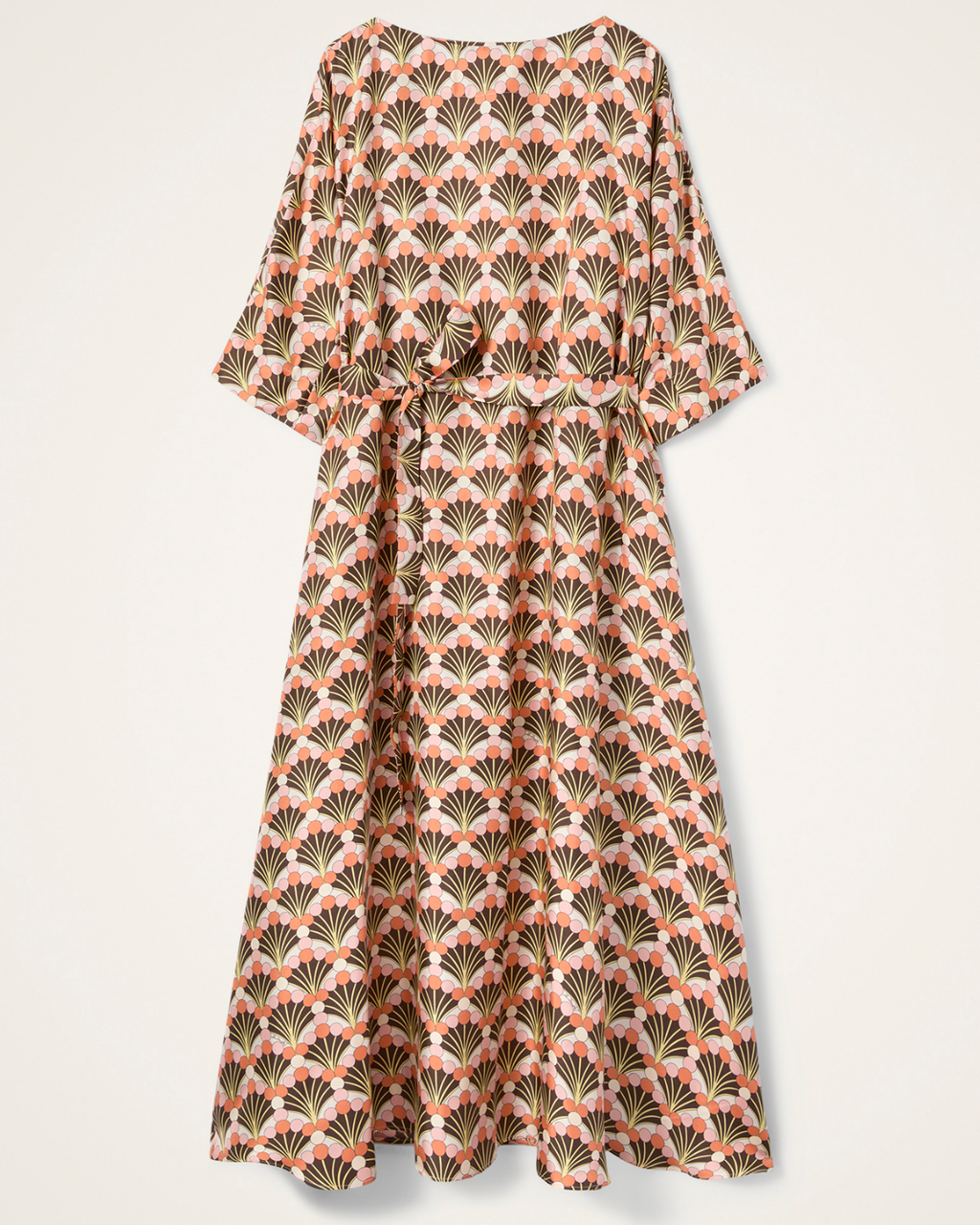 Muumuu Dress Round Neck florette fan la double j