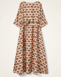Muumuu Dress Round Neck florette fan la double j