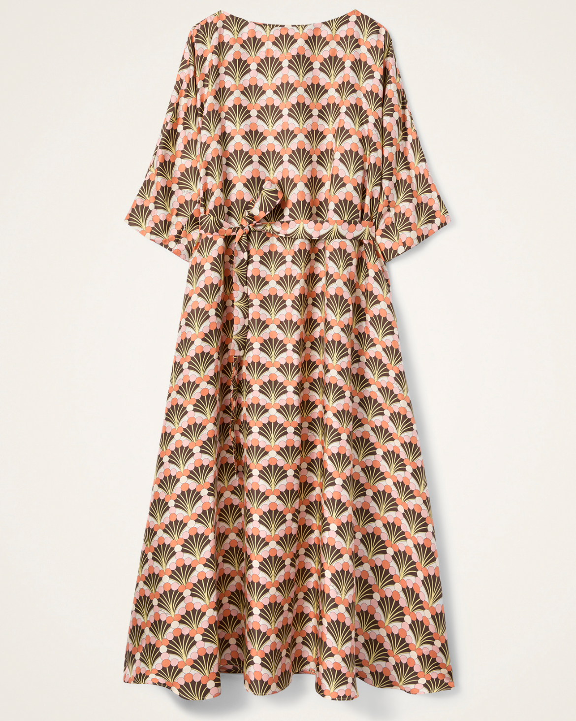 Muumuu Dress Round Neck florette fan la double j
