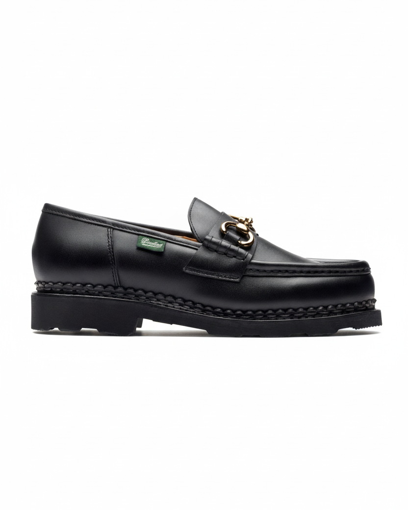 Souliers Orsayti / griff Noir Lisse Paraboot