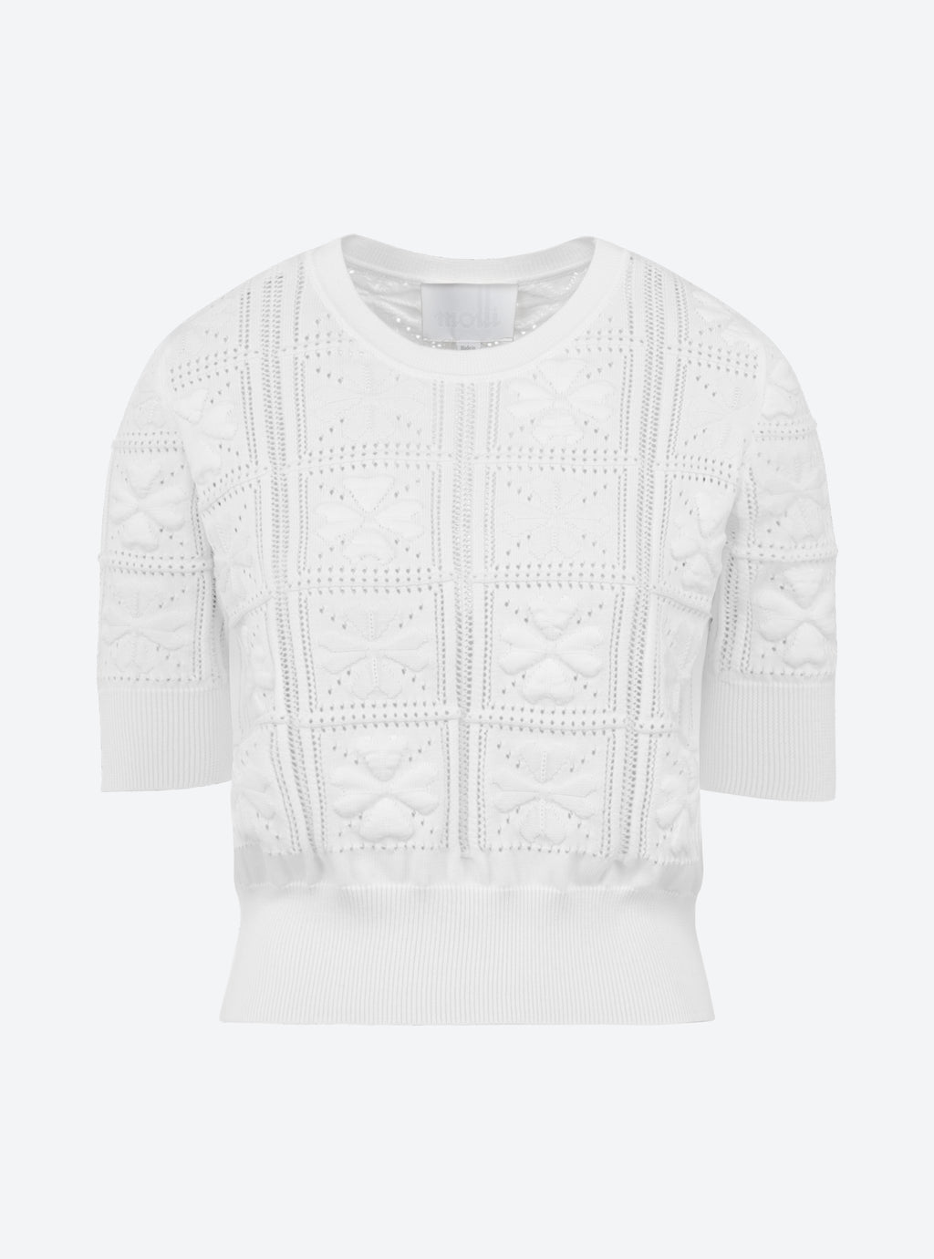 Top maille trèfle Molli