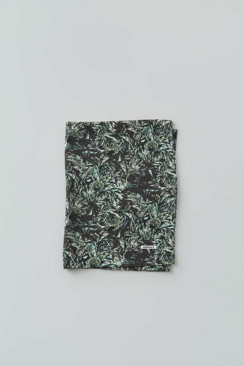 PRINTED AIRY SILK SCARF AURALEE
