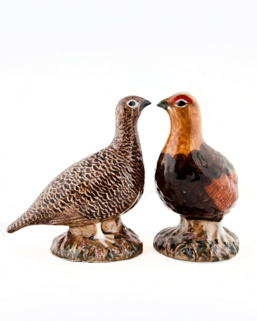 Quail - Salière poivrière Coq de bruyère