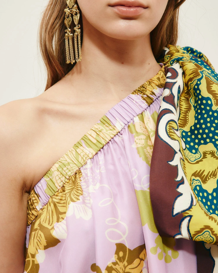 Robe en soie alemais